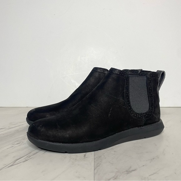 Timberland Bradenton Black Nubuck Ankle Chelsea Bootie 6 - Picture 14 of 14